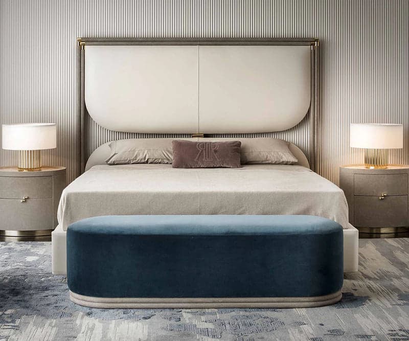 Monarch Arc Upholstered Bed – King Size