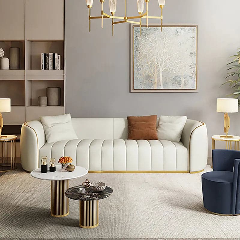 Royale Channel Tufted Sofa – 3 Seater