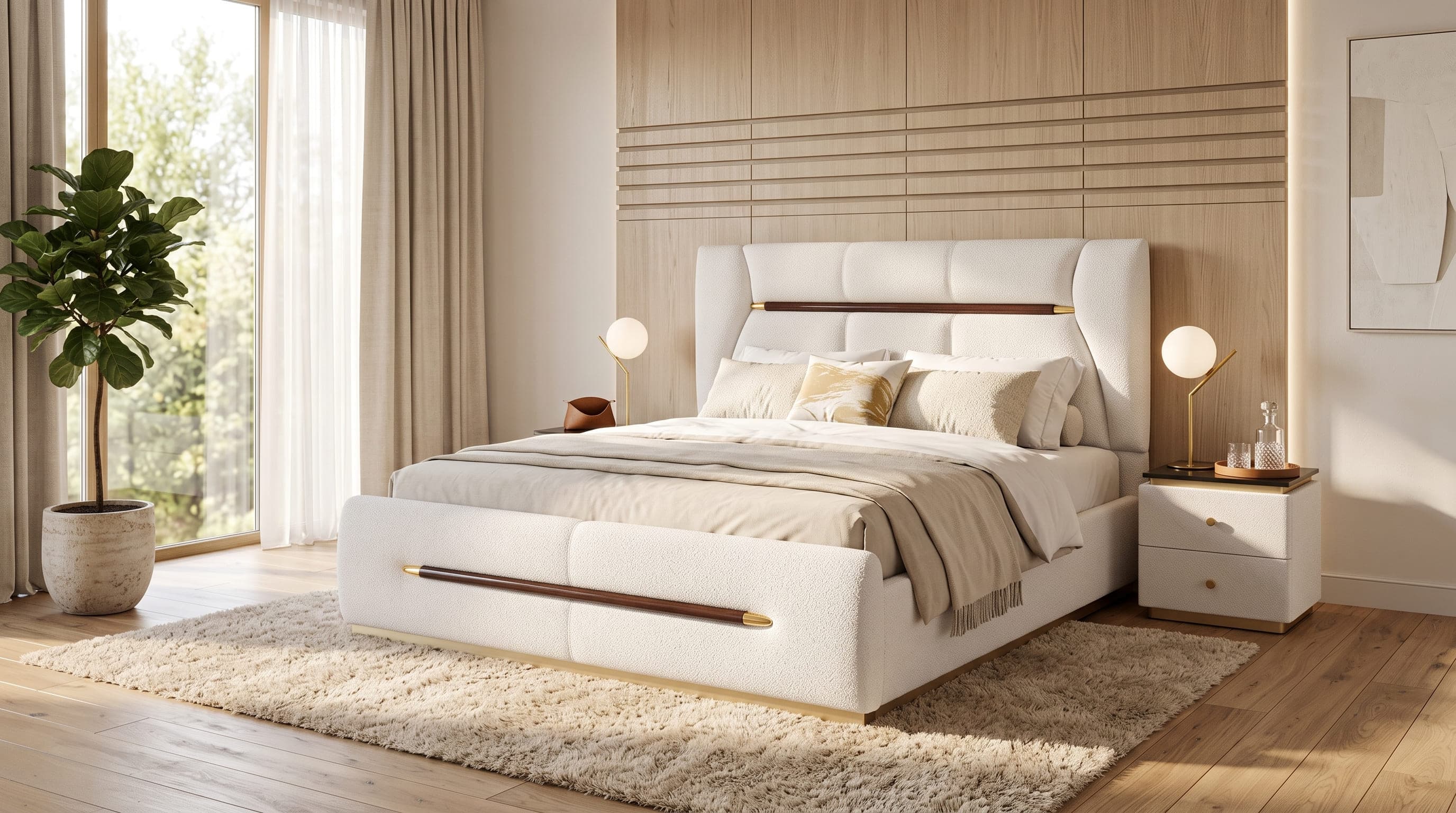 Windsor Luxe Upholstered Bed – King Size