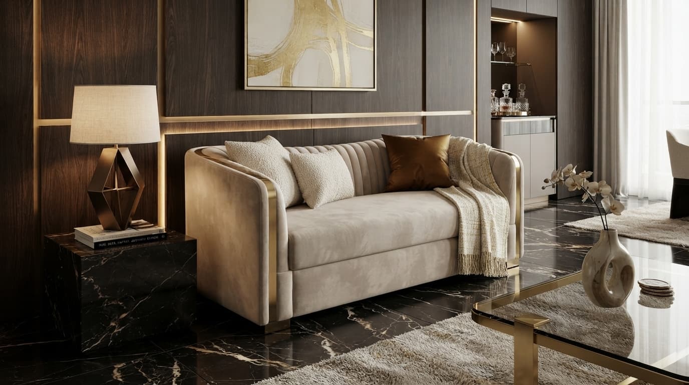 Urban Elegance 2-Seater Sofa